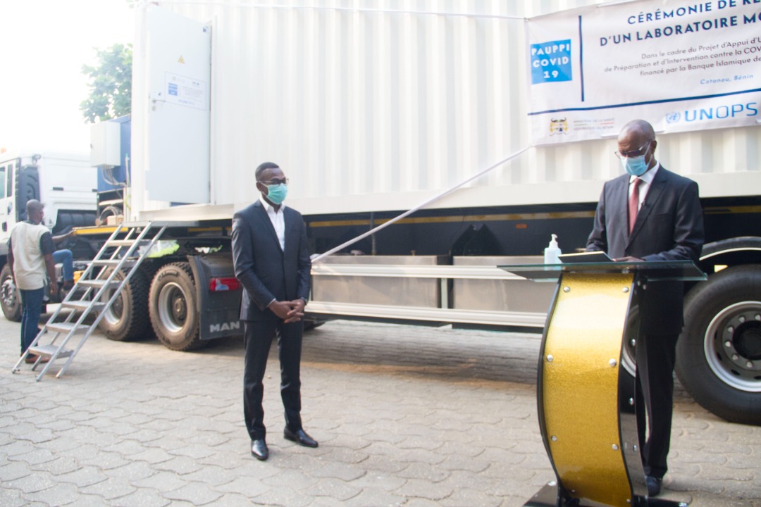 Mobilisation d'équipements pour la gestion des épidémies : Le Bénin réceptionne son premier laboratoire P3 Mobile