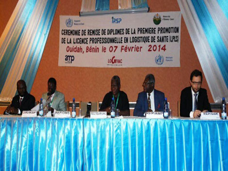 L’IRSP forme les premiers professionnels en logistique de santé