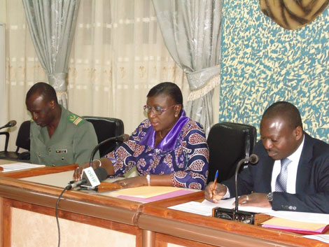 La Ministre de la Santé fait le point de six mois d’activités avec ses collaborateurs.