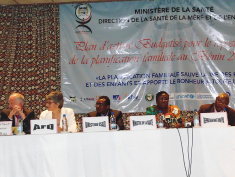 Lancement officiel du plan national d’action de la planification familiale : le Bénin s’engage à atteindre, d’ici trois ans, un taux de prévalence de 20%