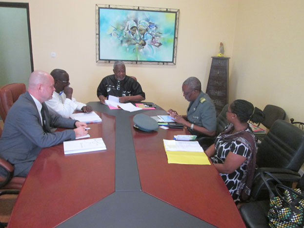 Audience de Elmer KAPONEN de la compagnie MERIVAARA au Cabinet du Ministre de la Santé.