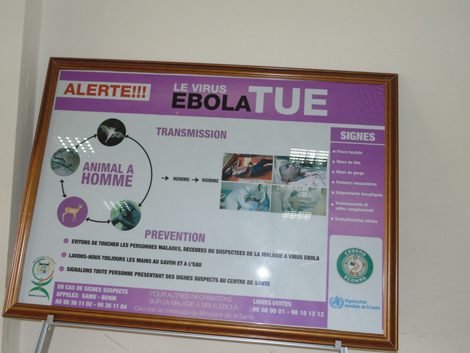 Prévention de la maladie à virus Ebola.