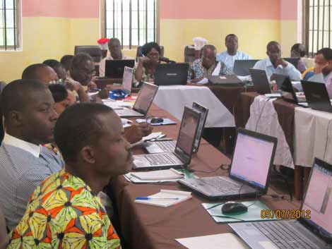 Financement Basé sur les Résultats dans le Secteur de la Santé  : les acteurs de terrain à l’école de la gestion informatique 