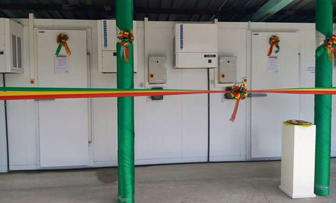 L'UNICEF fait don de 4 chambres froides à la CAME.