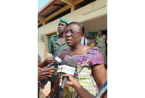 « Nous sommes venus remettre ces matériels pour permettre aux enfants et aux mères de ne plus connaître de décès à l’HOMEL »