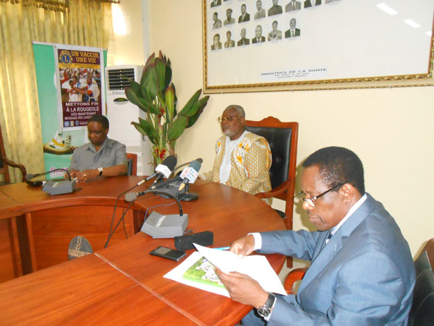 Point de presse du 22 Février 2016 du Ministre de la Santé sur la situation de la fièvre Lassa au Bénin.