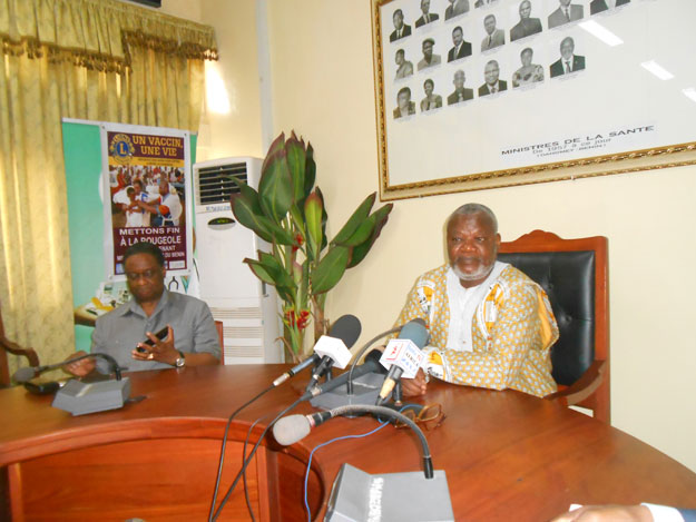 Point de presse du 07 Mars 2016 du Ministre de la Santé sur la situation de la fièvre Lassa au Bénin.