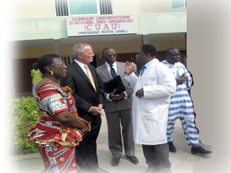 Visite au Bénin du Président  fondateur de  Cure International : Bientôt la construction d’un hôpital ultramoderne et multidisciplinaire au Bénin